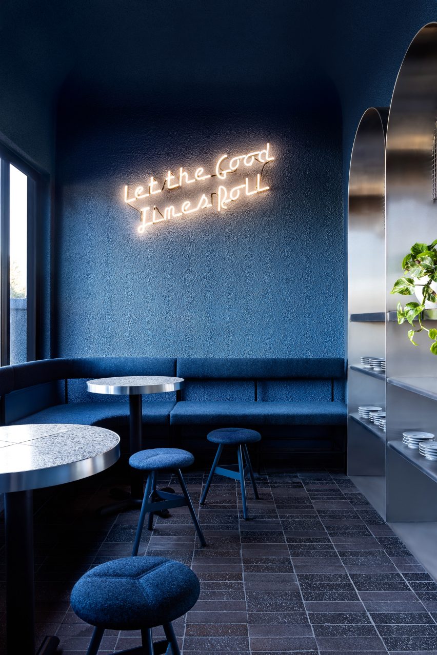 Billie Buoy restaurant in Melbourne designed by Biasol