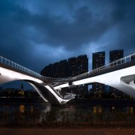 Wuchazi Bridge in Chengdu by architects Tom Wünschmann, Achim Kaufer, Wei Cai and Philipp Buschmeyer and Chinese design institutes SADI and JDTM
