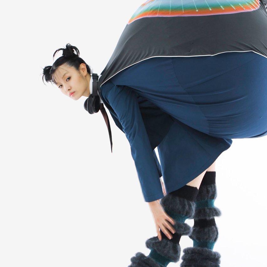 Dahee Kim attaches bulbous beanbags to uniform-style garments