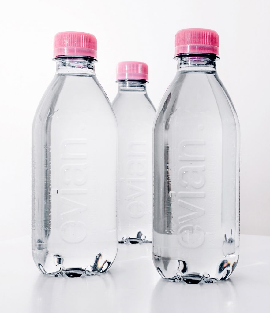 Evian Releases Label Free Bottle Made From Recycled Plastic