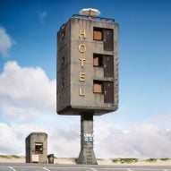 Frank Kunert creates and photographs absurd architectural situations
