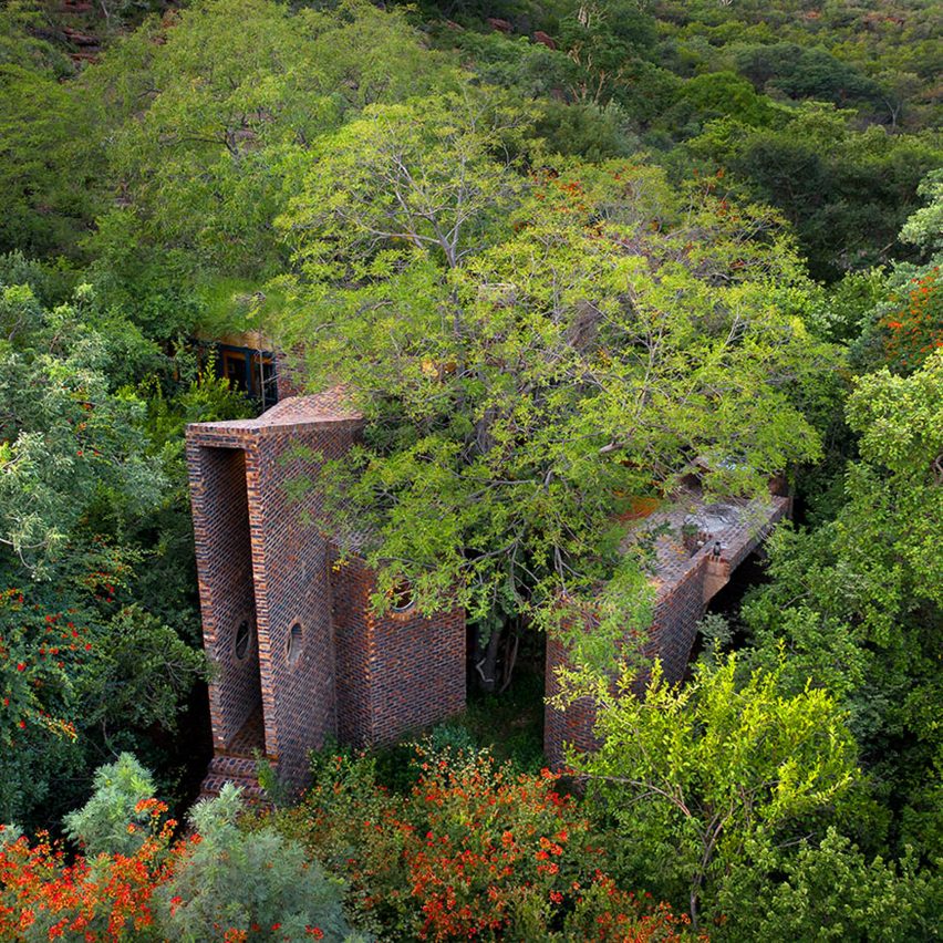 House of the Big Arch in the bushveld nature reserve, South Africa, by Frankie Pappas