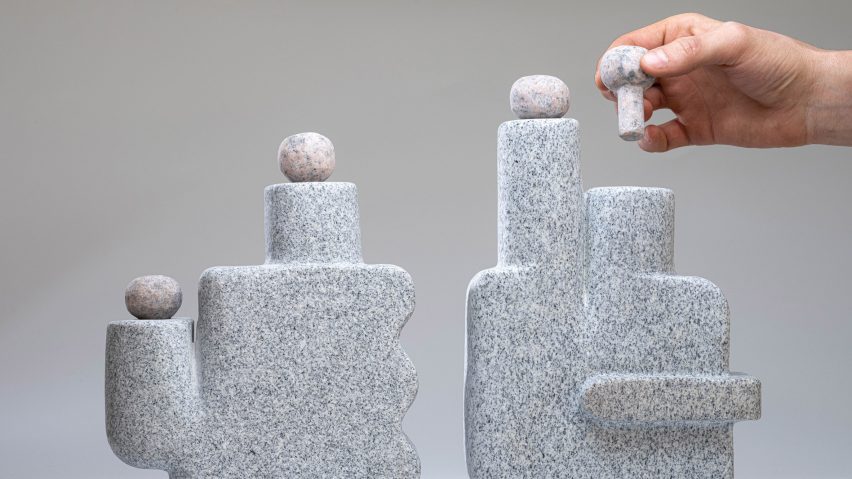 Howard stone sculptures by Matt Byrd
