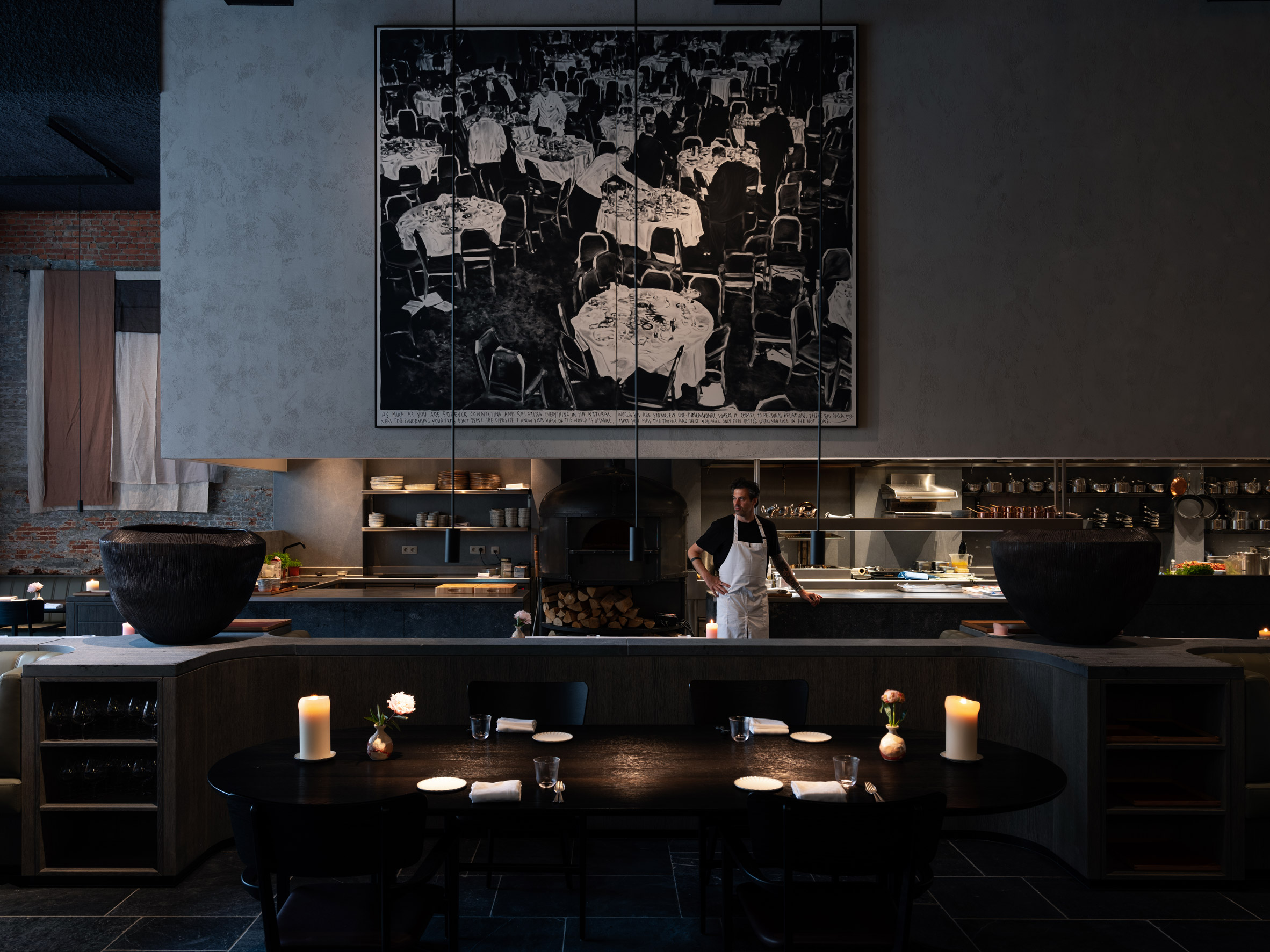 Le Pristine restaurant in Antwerp designed by Space Copenhagen