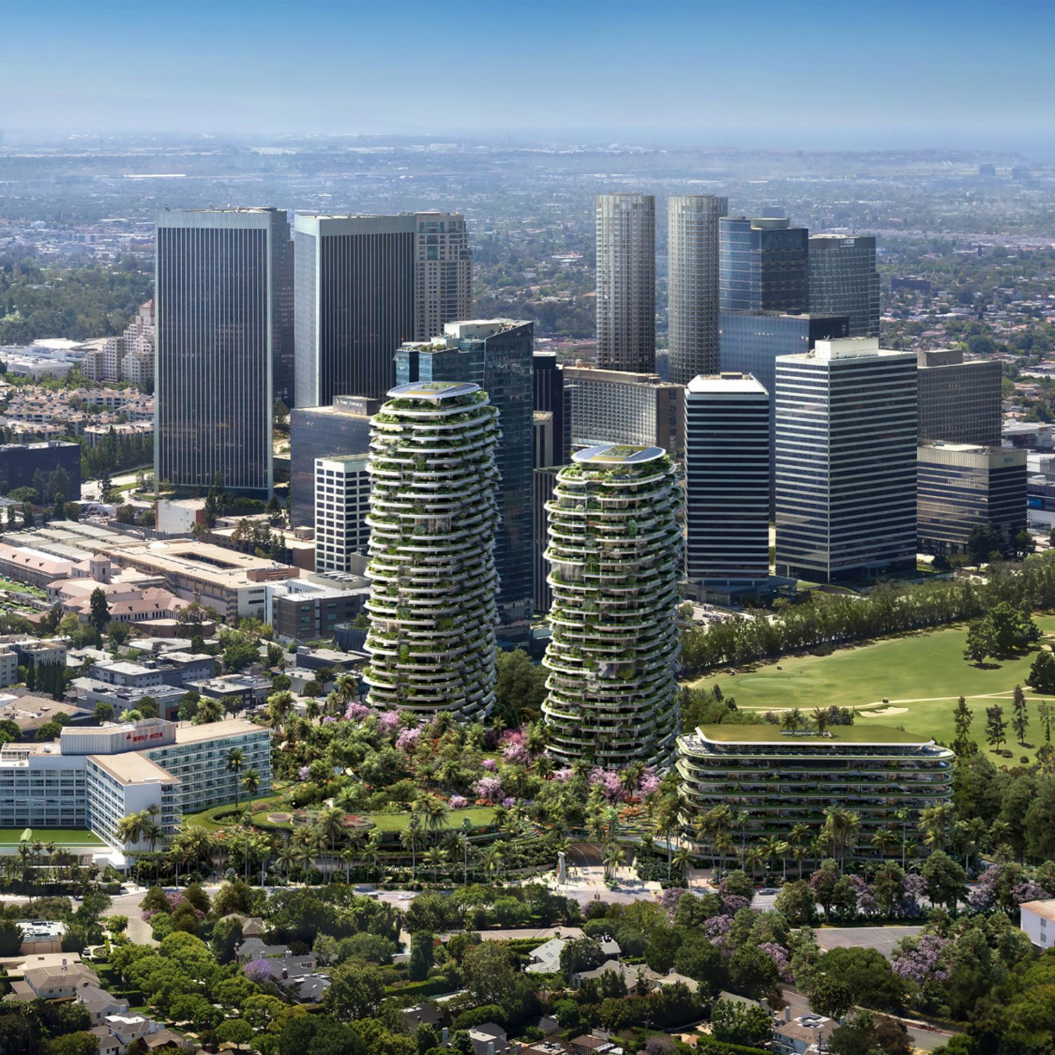 Foster + Partners' One Beverly Hills masterplan includes luxury hotel ...