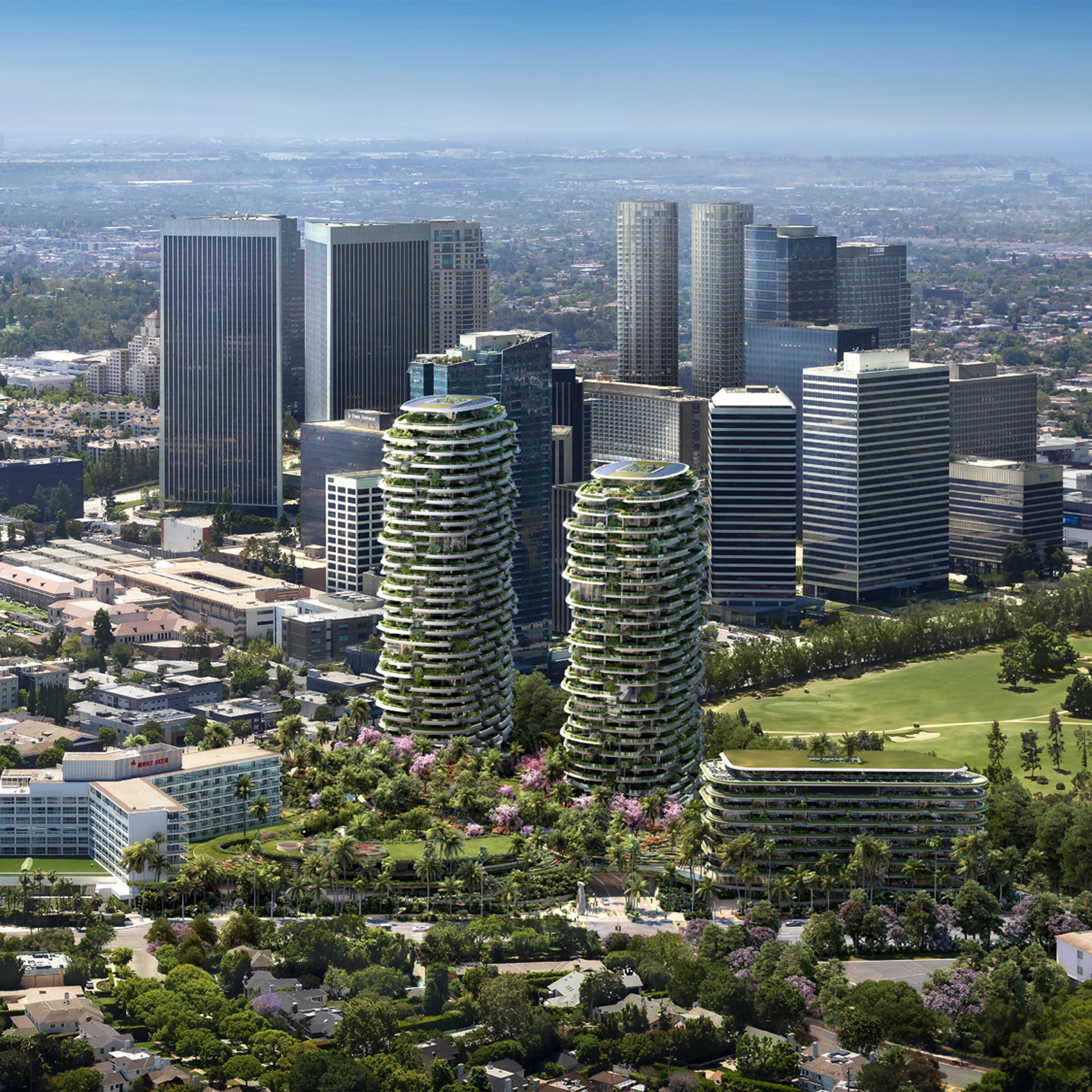 Foster Partners One Beverly Hills Includes Luxury Hotel And Lush Gardens