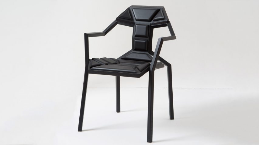 Sandro Lominashvili's ant-like Allo chair is constructed like a puzzle