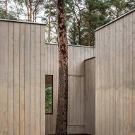 Haus Koeris timber house in Klein Köris, Germany, by Zeller & Moye