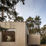 Haus Koeris timber house in Klein Köris, Germany, by Zeller & Moye