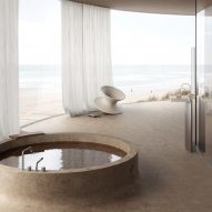 Sivak & Partners imagines contemporary beachside guest suite in Odesa