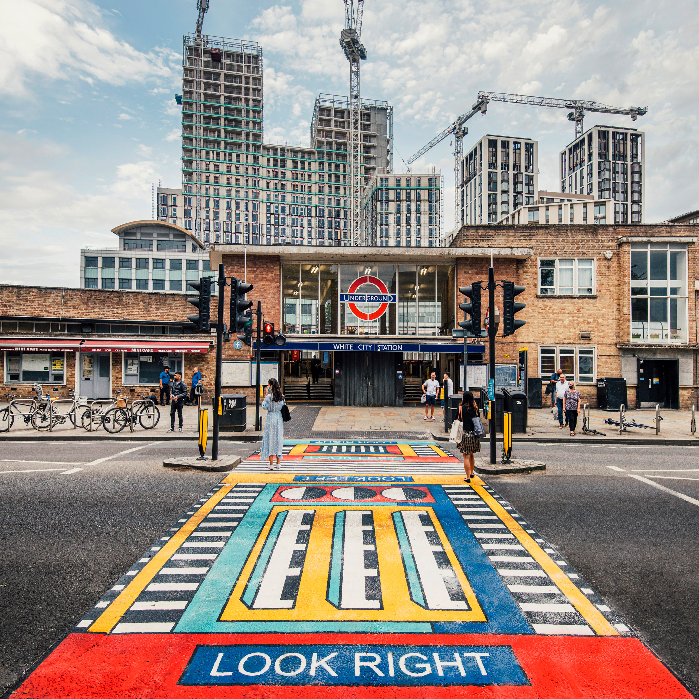 Camille Walala artwork pays homage to West London architecture