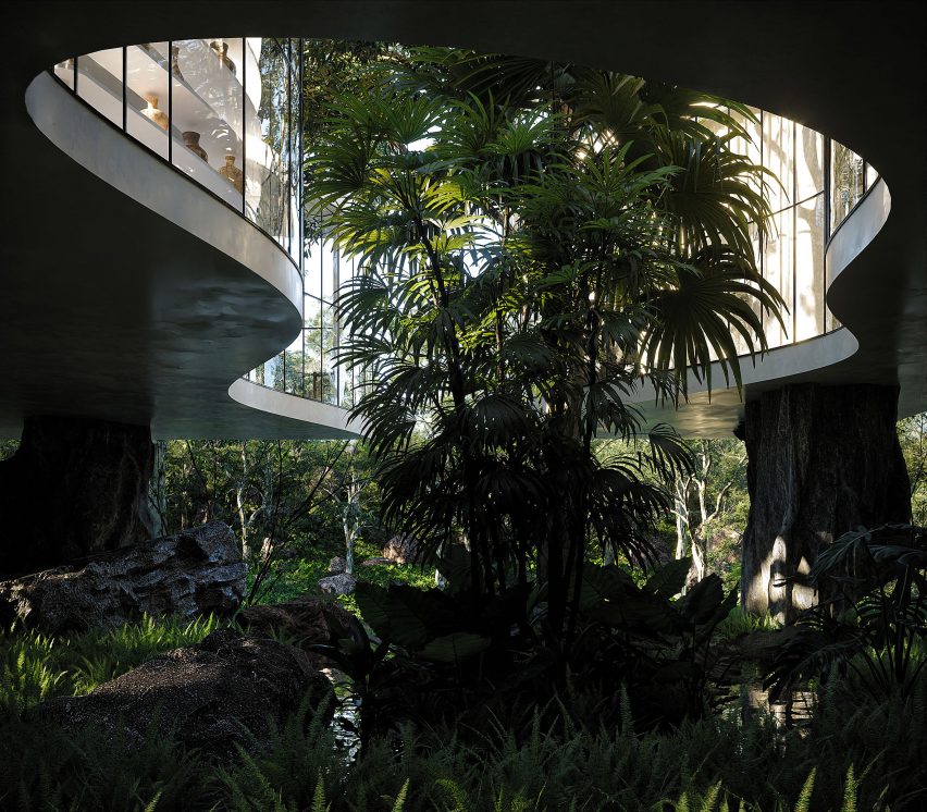 Casa Atibaia renderings designed by Charlotte Taylor and Nicholas Préaud