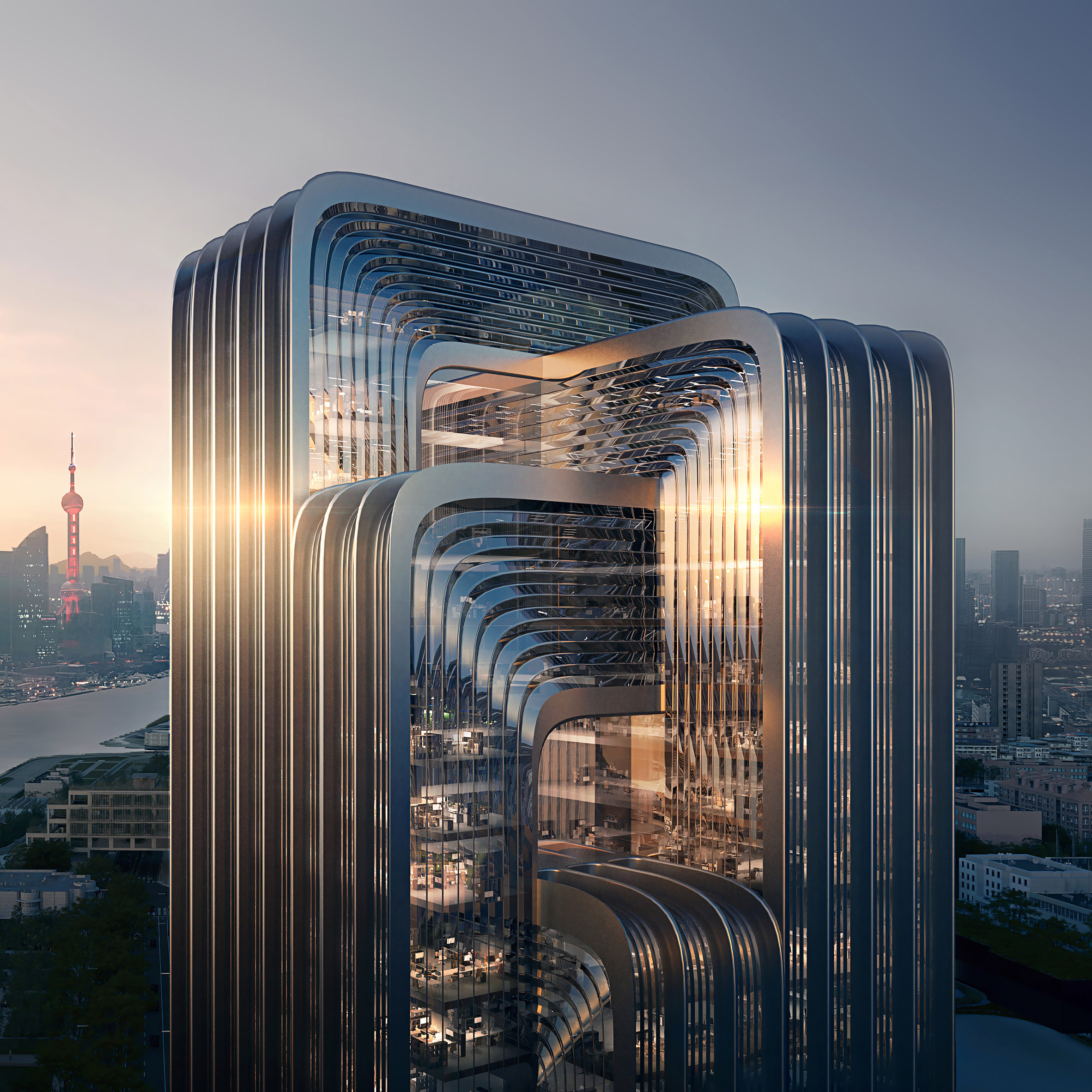 Zaha Hadid Architects shares proposal for CECEP Shanghai Campus