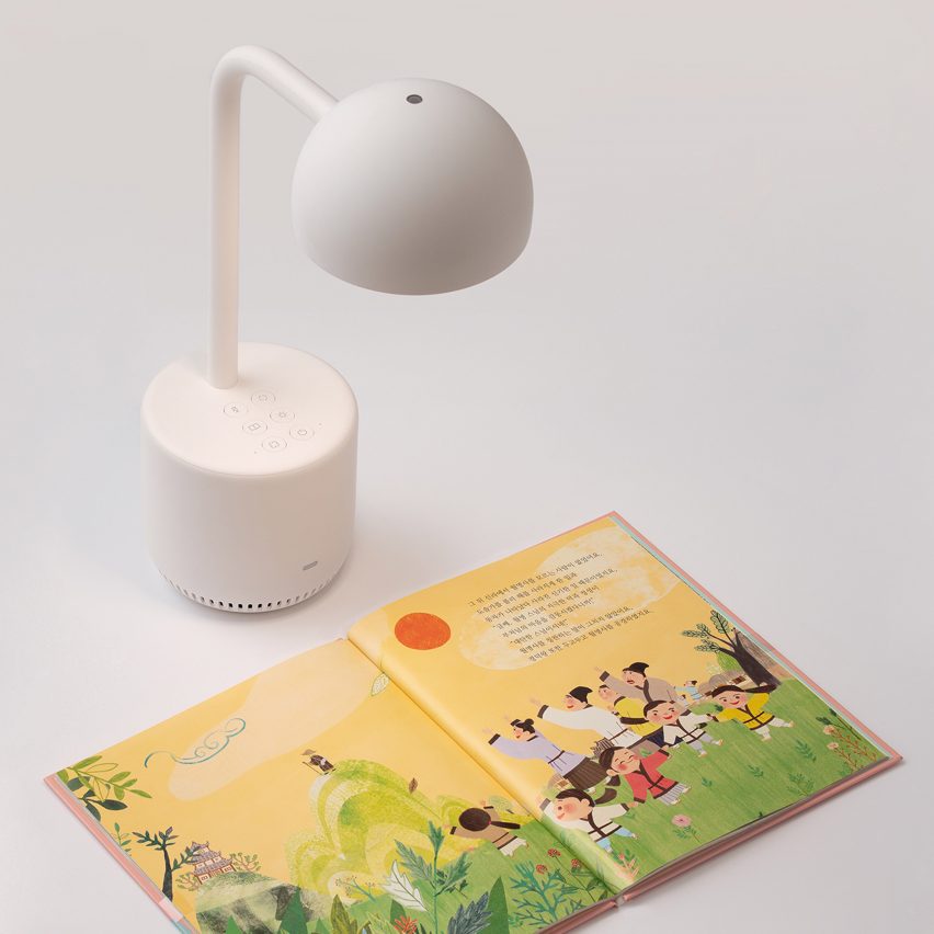 Clova Lamp is an AI-powered light that reads books to children