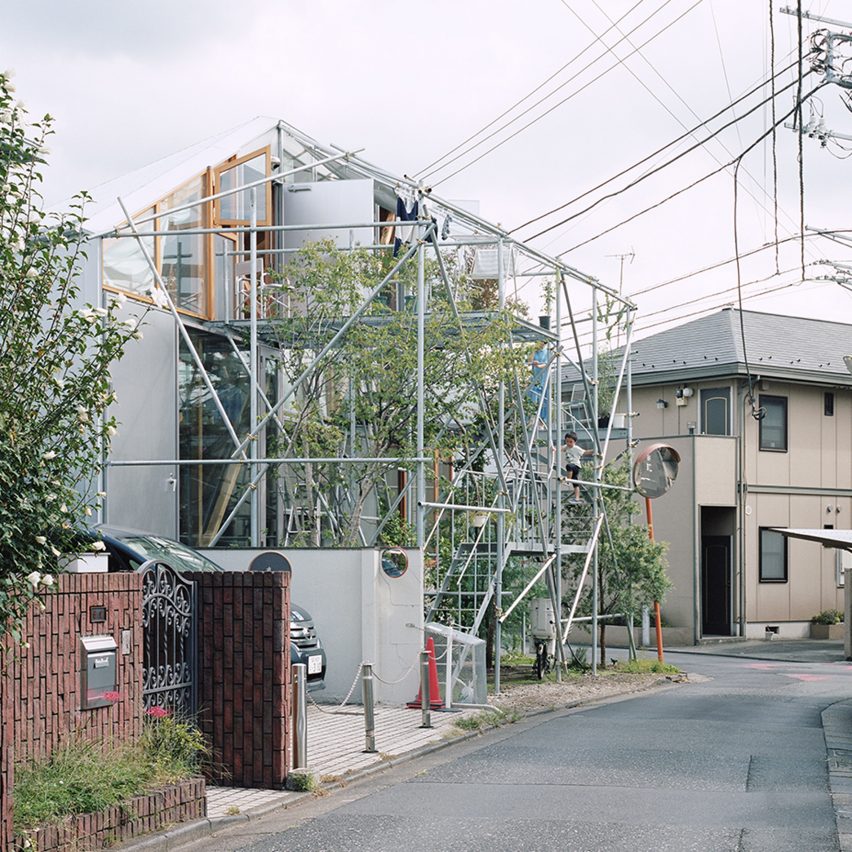 The scaffold facade of Daita2019, Japan, by Suzuko Yamada
