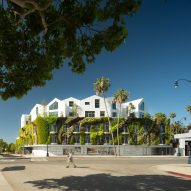 MAD wraps Beverly Hills residences Gardenhouse with America's "largest living wall"