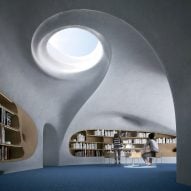 Wormhole Library overlooking the South China Sea in Haikou by MAD architects