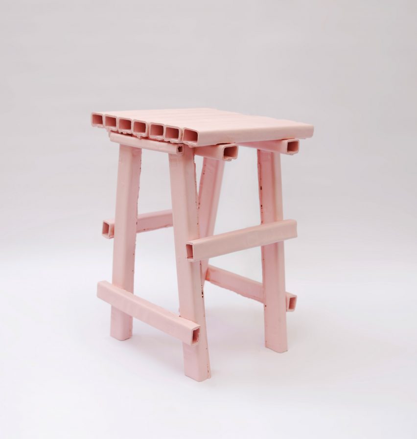 Ying Chang builds furniture out of paper for Malleable State collection