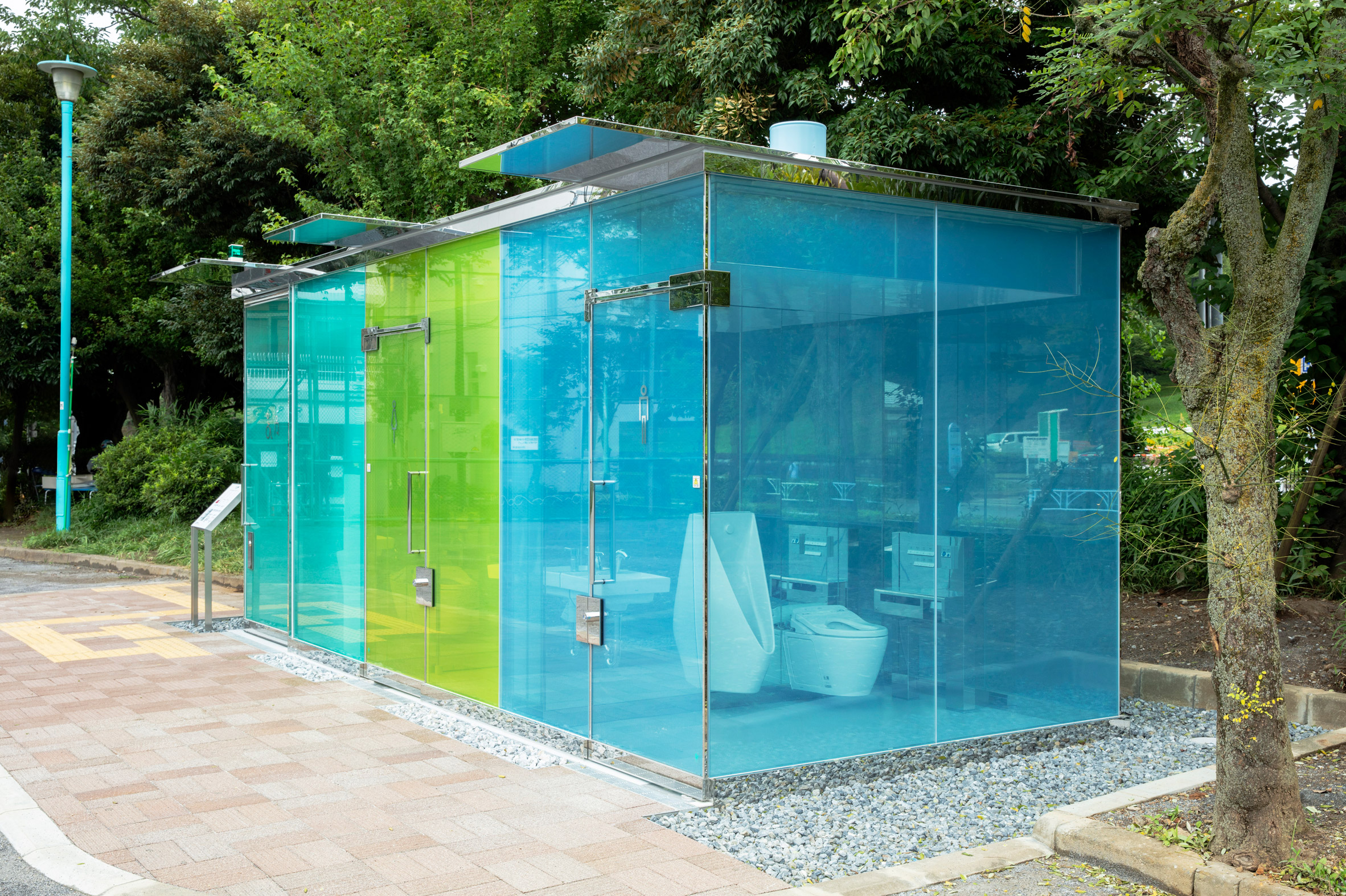 Transparent Public Toilets Unveiled In Tokyo Parks — But They Also Offer  Privacy : NPR