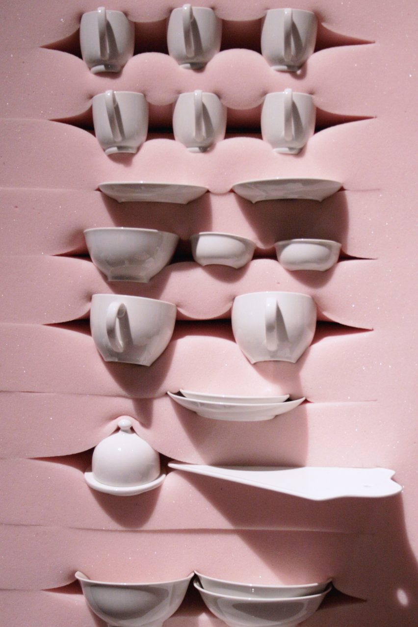 Dewi van de Klomp designs Soft Cabinets from foam rubber