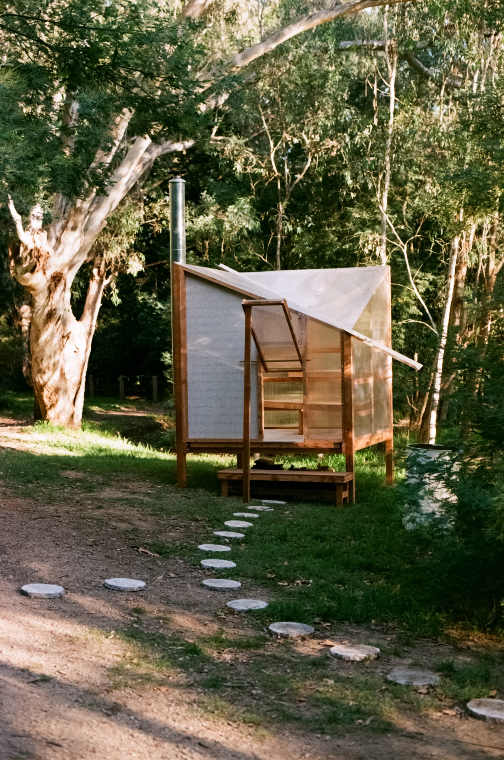A sauna installation