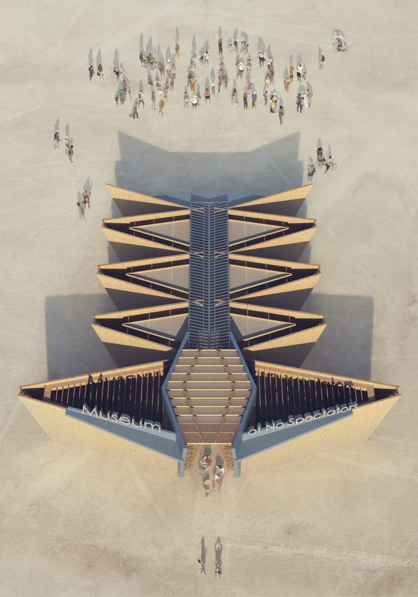 Burning Man Museum of No Spectators by John Marx