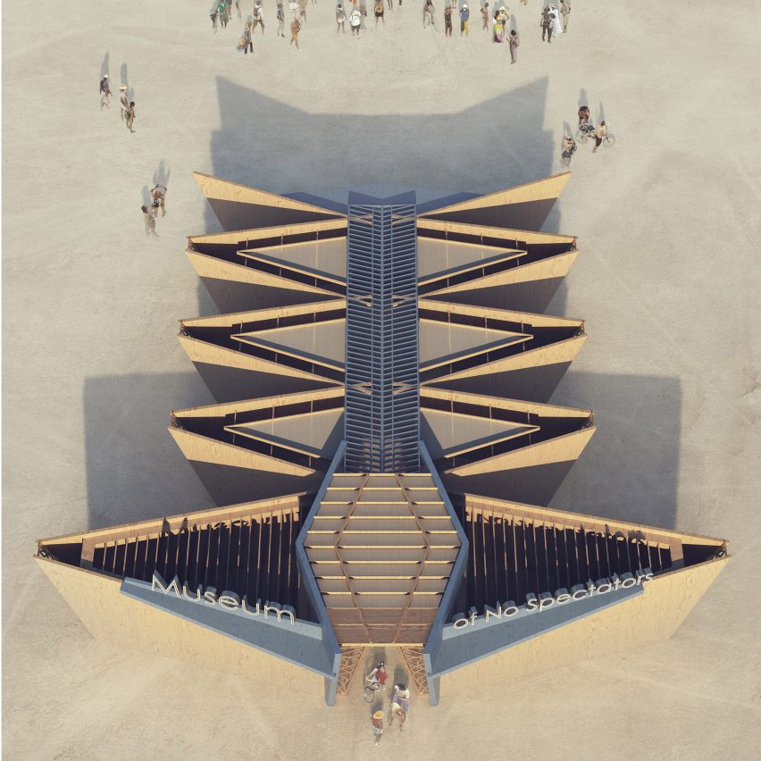 Burning Man Museum of No Spectators by John Marx