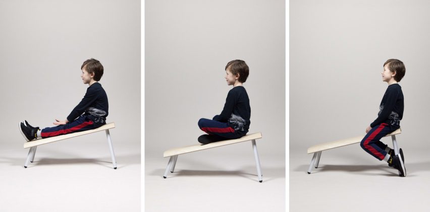 Boris Lancelot's Active Classroom seating encourages children to move