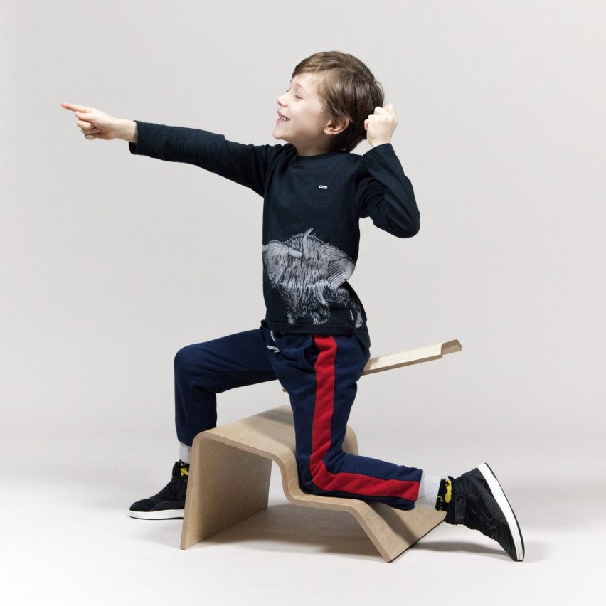 Studio Lancelot's Active Classroom seating encourages children to move