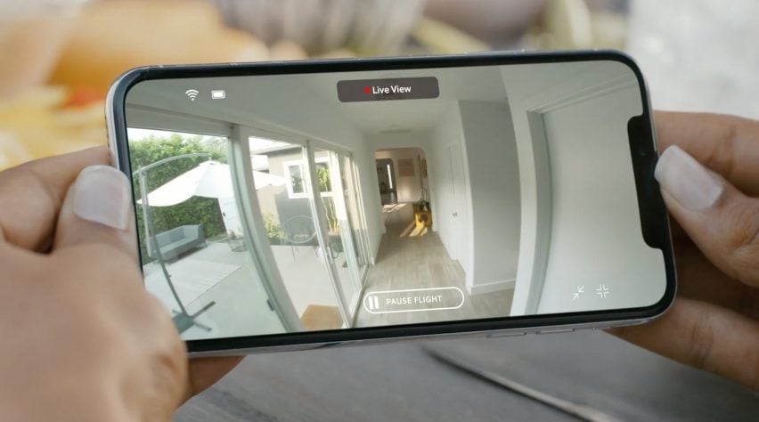 Amazon's Ring Always Home Cam connects to smartphones so users can watch live footage remotely
