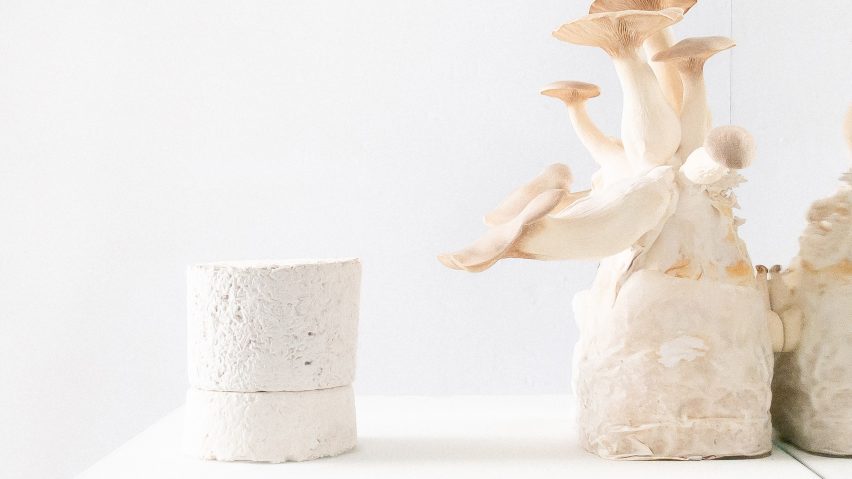 Amen candles are shipped in "carbon negative" mycelium packaging