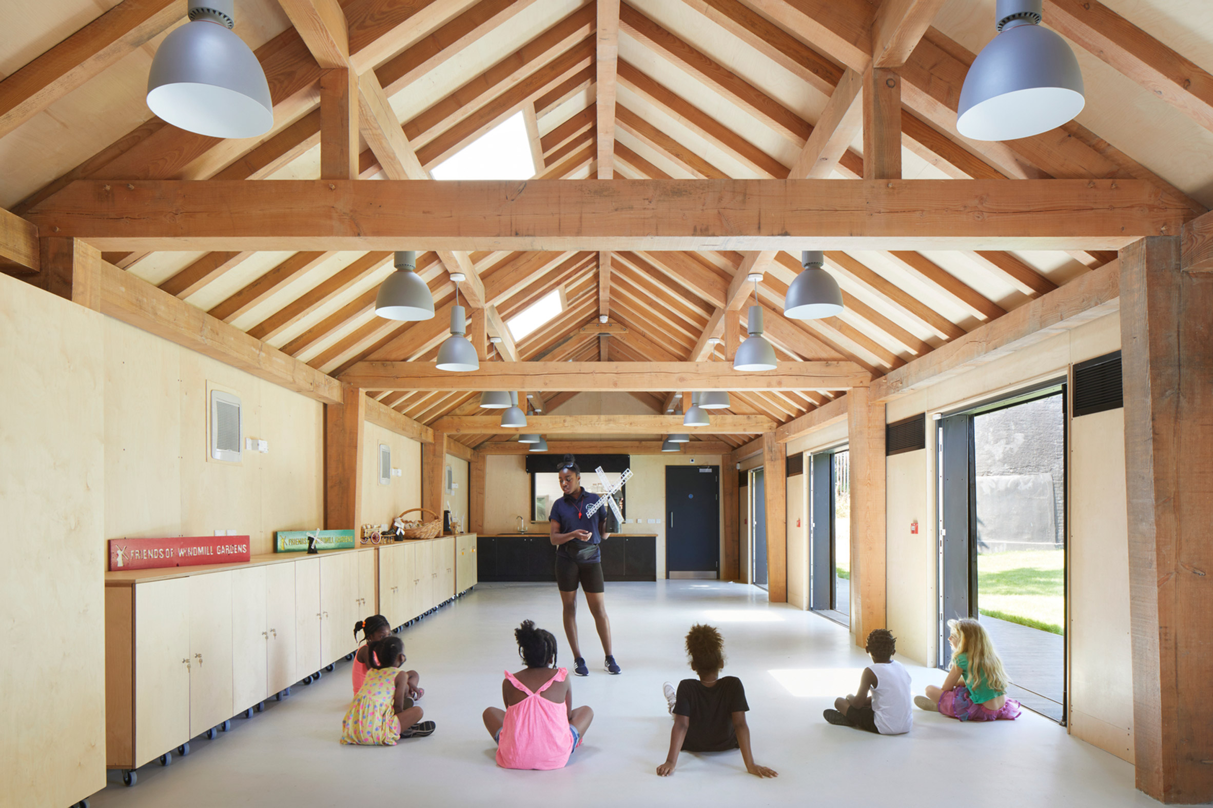 Timber framed community centre