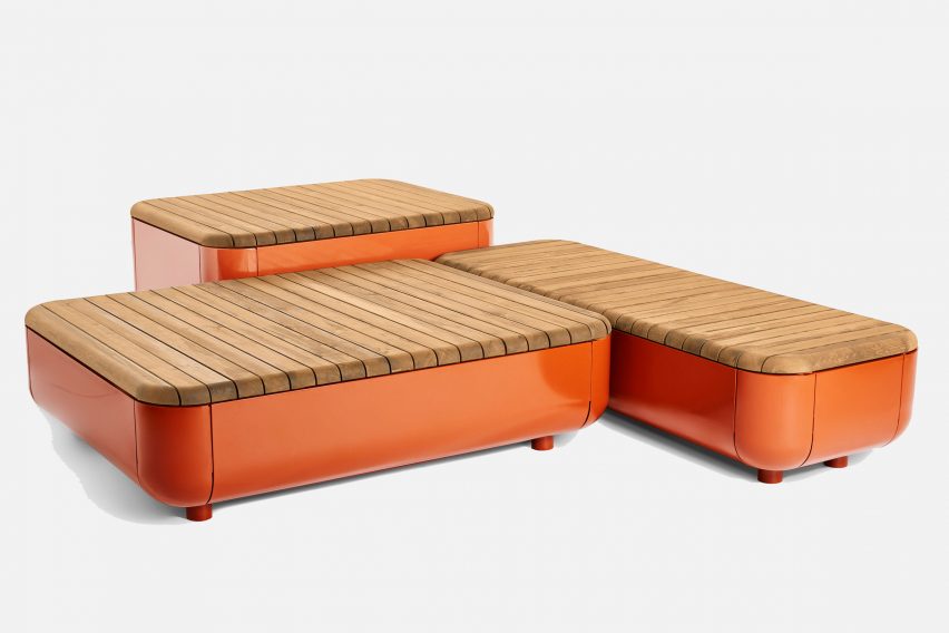 The Stones modular bench system
