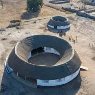 Toshiko Mori Architect tops circular school in Senegal with thatch roof