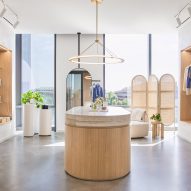 Goop headquarters by Rapt Studio includes a product showroom