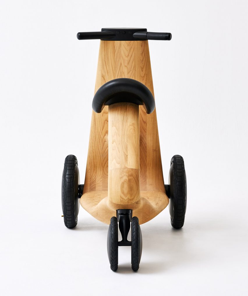 Mikiya Kobayashi designs electric ILY-Ai scooter made from wood