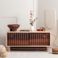 The sideboard from the Jan Hendzel Studio Bowater collection made of British hardwood