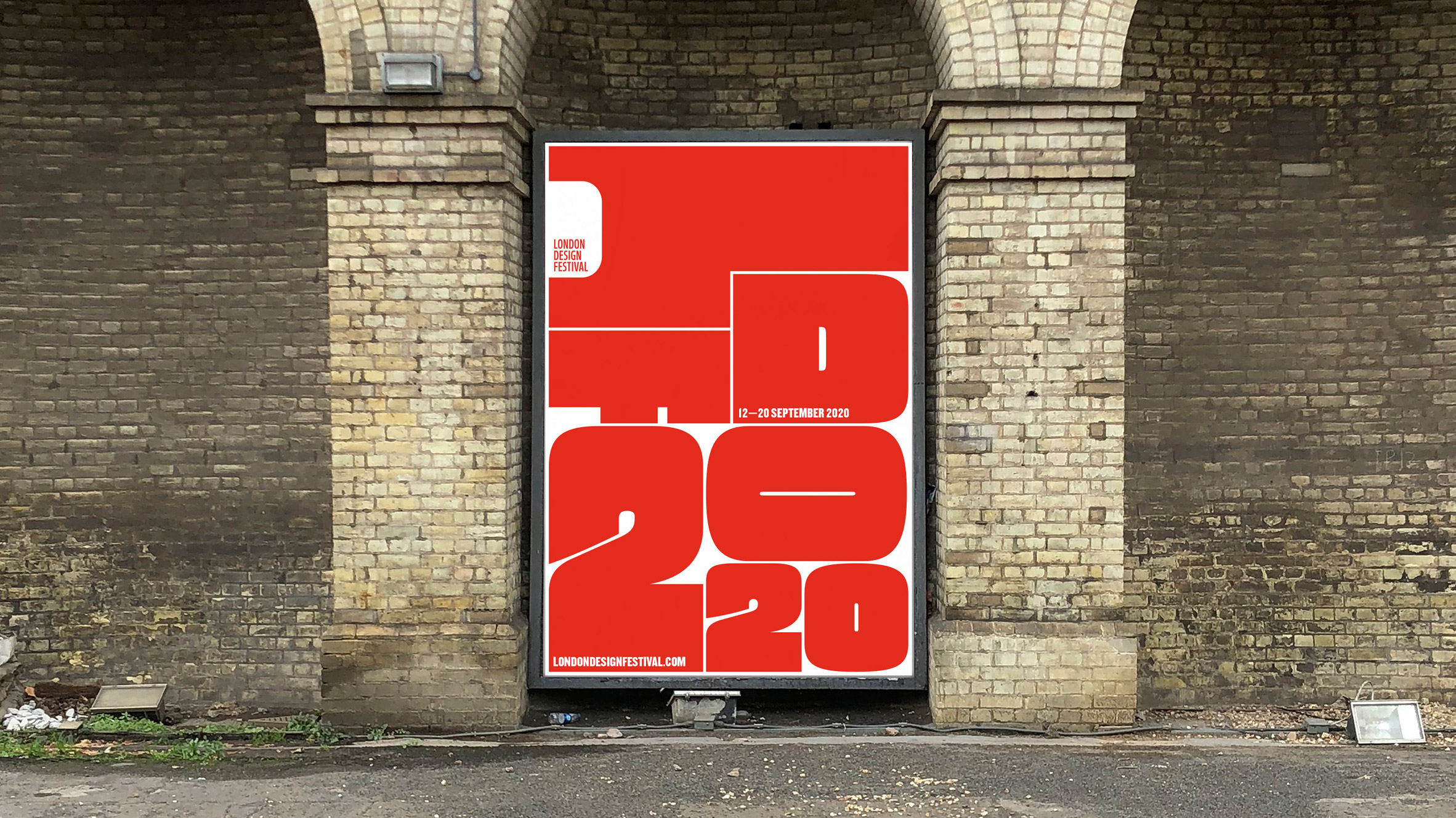 Identity for the London Design Festival 2020 designed by Pentagram