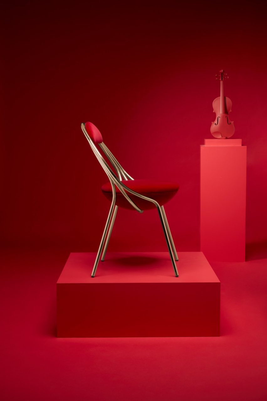 Lee Broom's Maestro chair is being debuted at London Design Festival