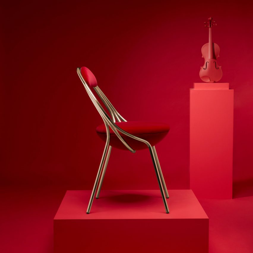 Lee Broom's Maestro chair is being debuted at London Design Festival