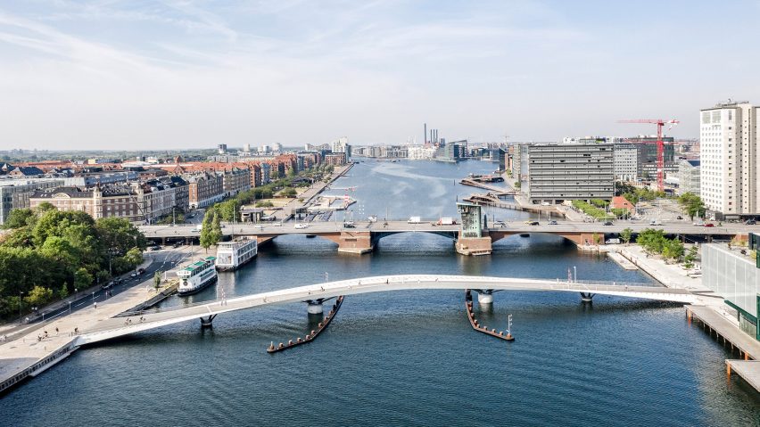 The Lille Langebro bridge in Copenhagen by WilkinsonEyre