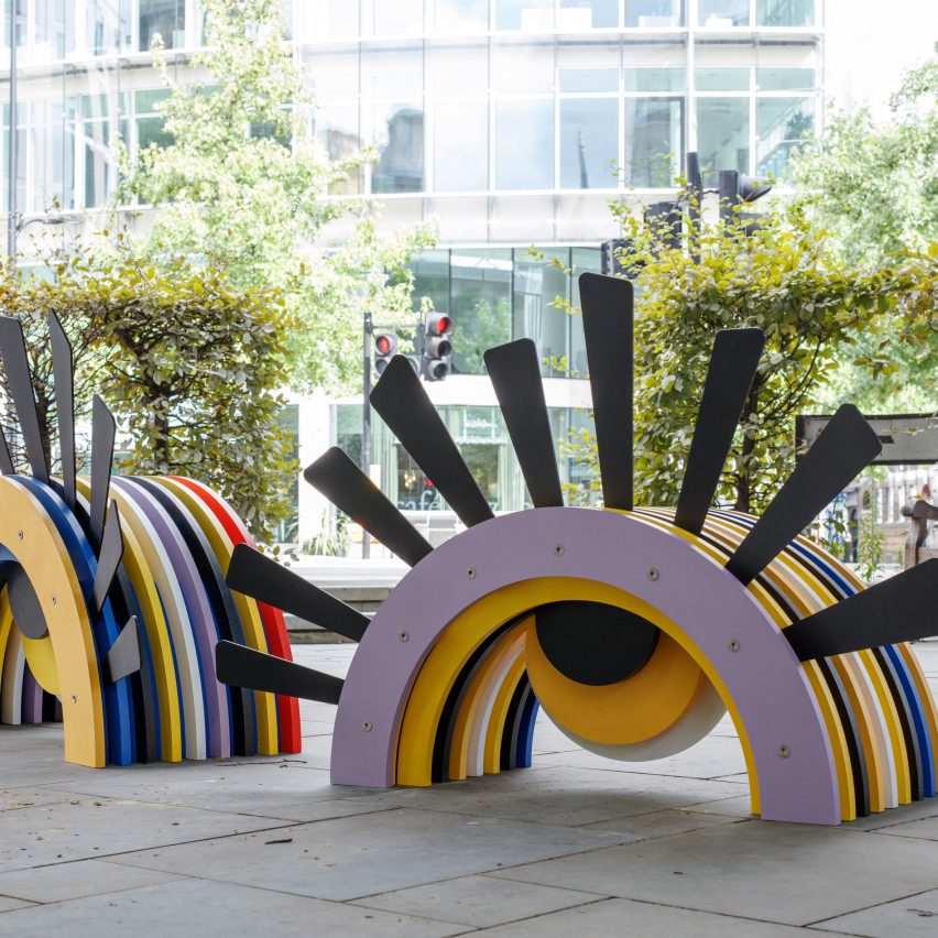 Five whimsical City Benches animate London's streets