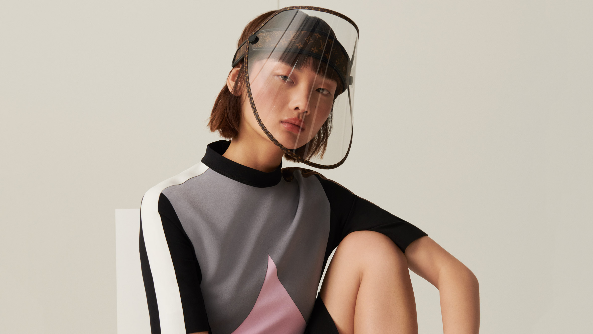 Louis Vuitton releases face shield that doubles as a cap