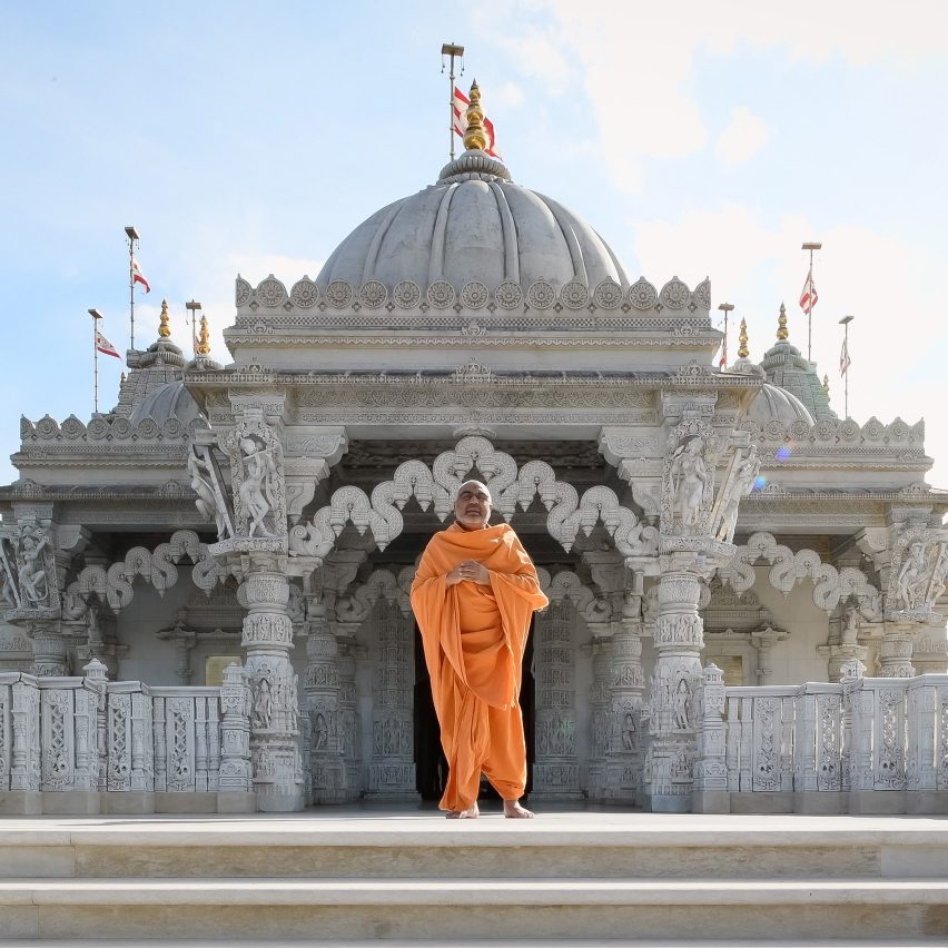 Neasden Temple is built from over 5,000 tonnes of hand-carved stone