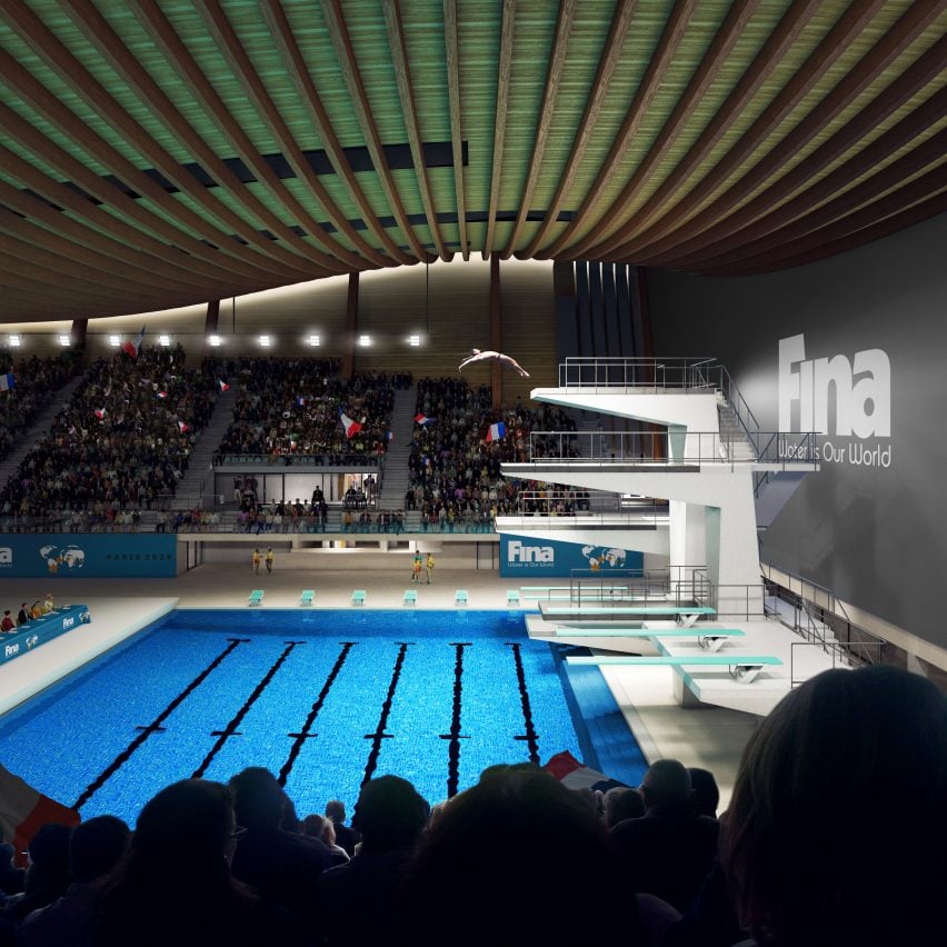 Paris 2024 Olympics Aquatic Centre by VenhoevenCS and Ateliers 2/3/4/