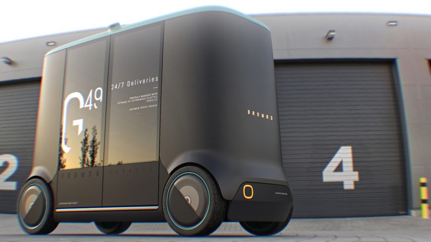 PriestmanGoode designs autonomous on-demand passenger and cargo vehicles for Dromos