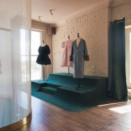Sister Jane Townhouse by Sella Concept has a clothes showroom on the first floor