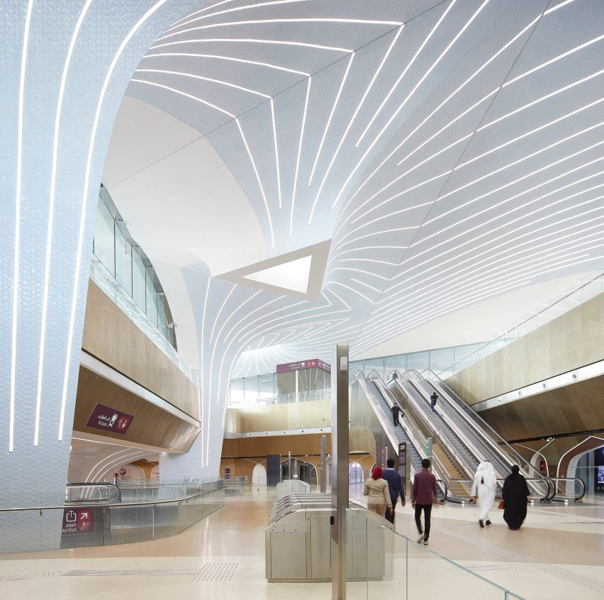 Msheireb station on the Doha Metro by UNStudio