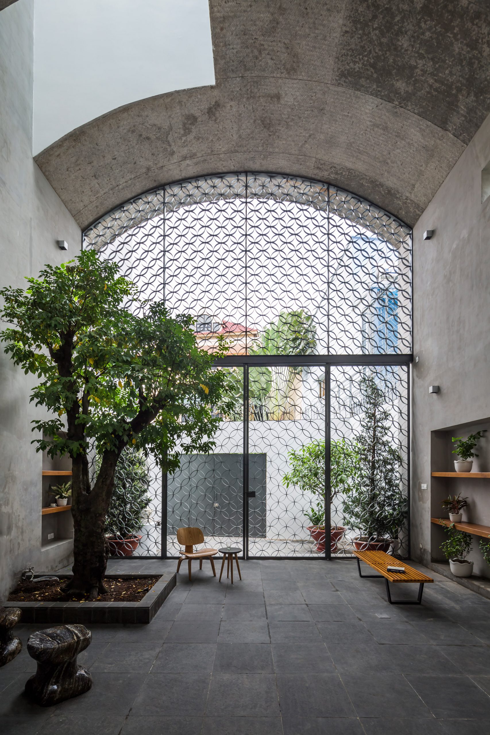 Ground floor of Vom House in Vietnam by Sanuki Daisuke Architects