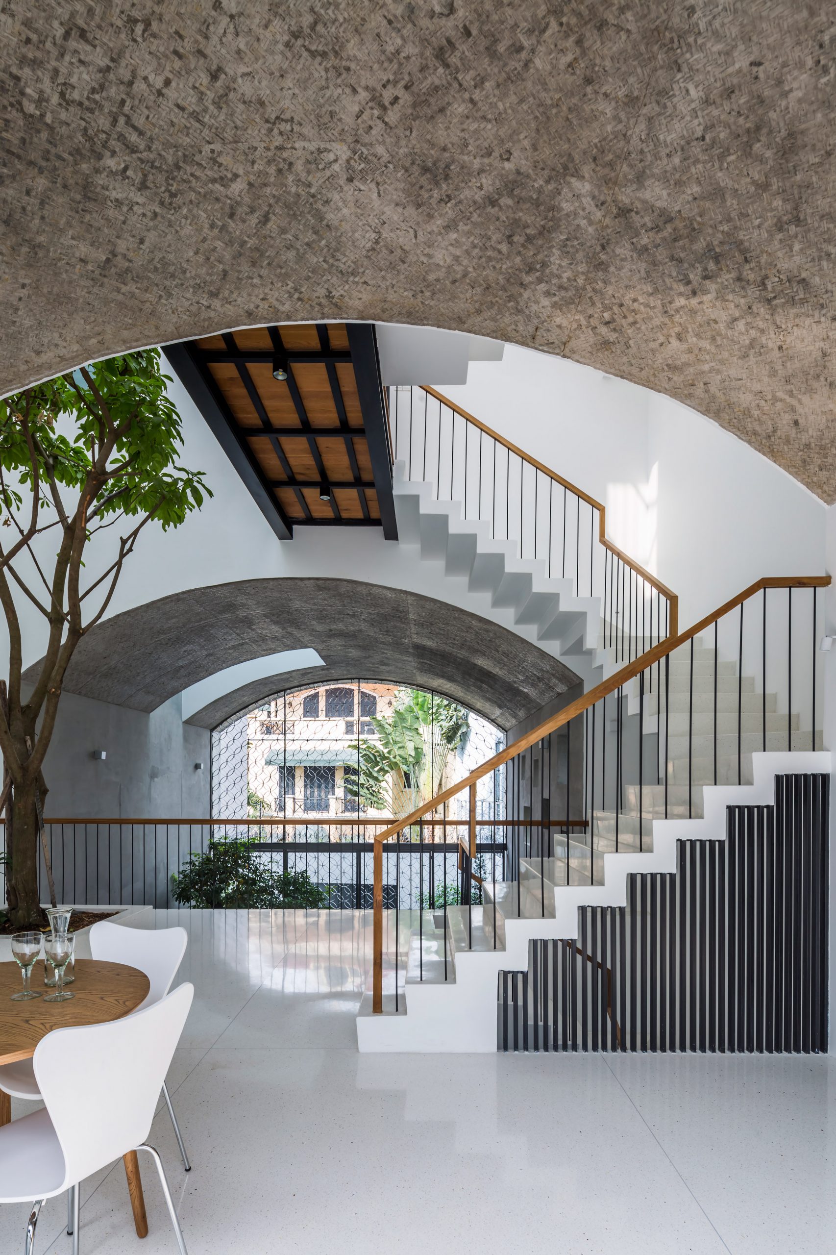 First floor of Vom House in Vietnam by Sanuki Daisuke Architects